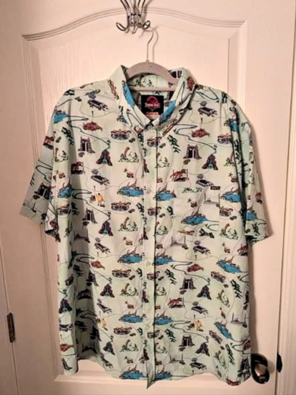RSVLTS Jurassic Park Park Map 3XL Shirt